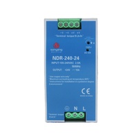 Alimentation électrique industrielle à commutation sur rail DIN Sonyang NDR-240W AC DC 75W 120W 240W 480W 24V 5A 10A 20A Sortie simple 90-264VAC