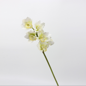 Flores Artificiales Coloridas, Orquídeas Cymbidium de Tallo Largo, Orquídeas de Tacto Real para Decoración del Hogar - Product Image 5