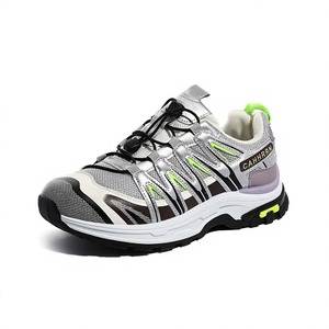 Chaussures de trail respirantes pour hommes, système de lacets rapides, semelle antidérapante, baskets de randonnée stables pour les sports de plein air et le trekking - Product Image 5