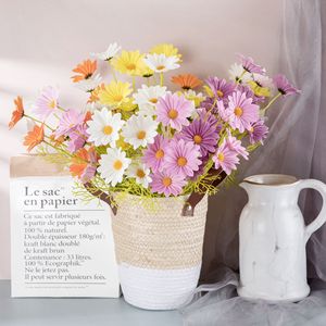 Ramo de Margaritas Artificiales Qiyue, Colores Mixtos, Bolsa de Papel de 33L, Decoración para el Hogar, Manualidades para Bodas - Product Image 1
