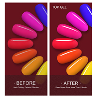 RONIKI 15ml vente en gros très bon ensemble de couche de finition et de base très brillant clair couche de finition Gel vernis à ongles longue durée pendant 28 jours