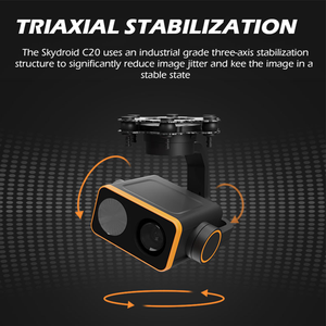 Skydroid C20 <b>Gimbal</b> <b>Camera</b> with 23x Zoom Three-Axis Night Vision Remote Function <b>for</b> Agricultural Drones Cargo Drone FPV Drone - Product Image 5
