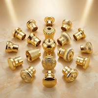 Bouchon de flacon de parfum OEM de luxe en alliage de zinc et acier inoxydable de 15 mm, logo personnalisé, usinage CNC, brochage par électroérosion à fil pour l'usinage
