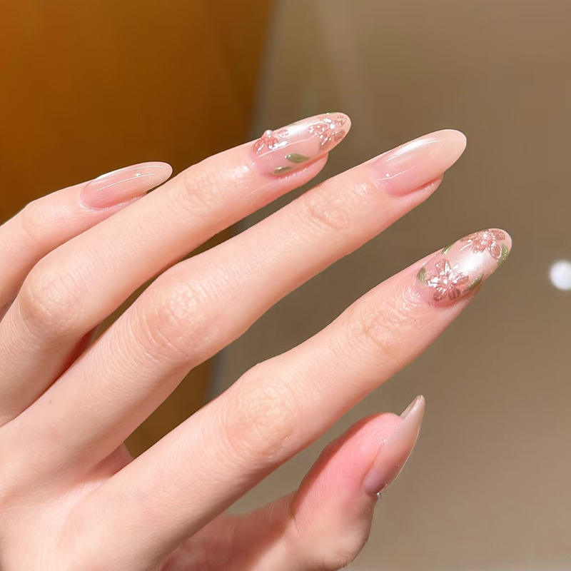 BY1616น้ำค้างดอกไม้ทองหยก