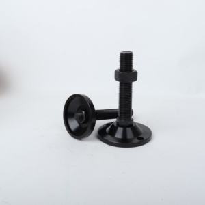 Gamba Regolabile in Acciaio al Carbonio Personalizzata con Filettatura Nera per Macchinari Industriali - Product Image 3