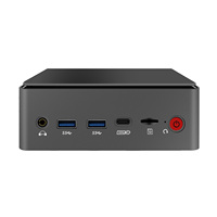 BKHD Mini PC NUC 12th GenN150 Quad double boîtier en plastique client mince Type Intel routeur souple bureau ménage Ethernet X86 nouveau
