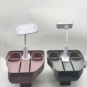 Soporte de Teléfono Portátil de Plástico 3 en 1 para el Borde de la Piscina con Portavasos - Product Image 2