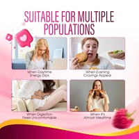 Shopify Dropship Yerba Mate Strawberry Digestion Promoting Nutritional Supplement Yerba Mate Cutting Drink Mix Instant Powder