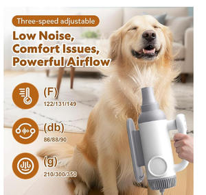 Accesorios para Mascotas, <span class=keywords><strong>Secador</strong></span> <span class=keywords><strong>de</strong></span> Pelo Inteligente <span class=keywords><strong>de</strong></span> Alta Calidad y Estilo Simple para Perros y Gatos, <span class=keywords><strong>de</strong></span> Nailon, con Batería, Cuidado Animal, Tendencia 2026 - Product Image 5