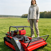 Tondeuse à gazon RC diesel sur chenilles pour terrains complexes et en pente