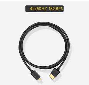 สายเคเบิล AM to DM บางเฉียบ รองรับ 4K 3D Ethernet ชุบทอง 24k ทองแดงปราศจากออกซิเจน ความยาว 1-3 เมตร สีดำ CN;GUA ราคาประหยัด - Product Image 5