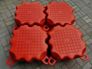 Nhựa máy bay phản lực trượt tuyết nổi phao cầu phao nước flooy nền tảng - Product Image 2