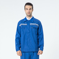 Vêtements de travail unisexes en coton à manches longues personnalisables, respirants pour le printemps, uniforme de travail, combinaison de chantier avec bandes réfléchissantes
