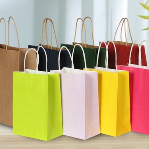 Hot Selling <b>Biodegradable</b> Promotional Shopping Kraft <b>Paper</b> Bag - Product Image 3