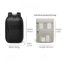 Nouveau sac à dos pour homme avec grande capacité, résistant à l'eau, sac de voyage multifonctionnel, sac pour ordinateur portable antichoc et anti-écrasement