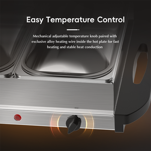 Scaldavivande Elettrico Moderno in Acciaio Inox <span class=keywords><strong>per</strong></span> Hotel, Ristoranti e Catering, Set <span class=keywords><strong>per</strong></span> Buffet di Haoda - Product Image 4