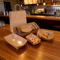 Plateaux en carton pour aliments avec fenêtre, pour l'emballage de sushis, sashimis, apéritifs et dim sum – Direct Usine