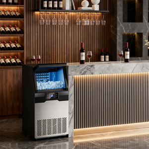Commercial Automatic Countertop <b>Ice</b> Cube Maker Block <b>Ice</b> Making <b>Machine</b> for Business, <b>Home</b>, Restaurants, Coffee Shops, Etc - Product Image 6