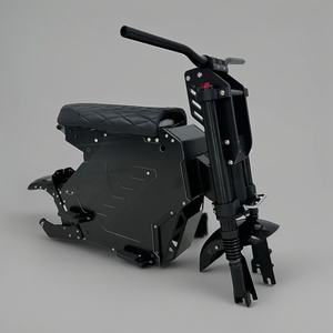 Cadre de scooter électrique en alliage d'aluminium de haute qualité 13/14 pouces, taille ouverte 160 mm, suspension hydraulique, châssis de scooter - Product Image 1