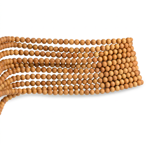 Perles en bois naturel de qualité supérieure sur le thème du sport pour la fabrication de bijoux, vente en gros mondiale - Product Image 5