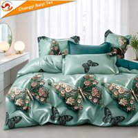 Ensemble de literie 100% coton, 4 pièces, housse de couette, ensemble de draps, vente en gros, différentes tailles, prix d'usine, ensemble de literie