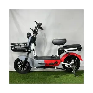 23 좋은 판매 작은 전기 자전거 350W 48v 도시 레저 전자 자전거 납산 소녀 미니 오토바이 남성 성인 전원 오토바이