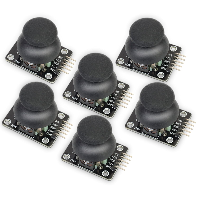 Aismartlink Joystick Module Game Console Dual-Axis XY Joystick Module KY-023 Control Stick Sensor Board Compatible