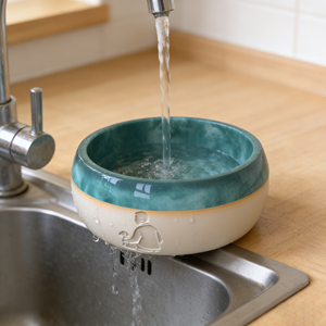 Maßgefertigter Extra Großer Futter- und Wassernapf für Hunde, Robuster Rutschfester Hundenapf für Mittelgroße & Große Hunde, Lebensmittelechter Porzellan-Futternapf - Product Image 4