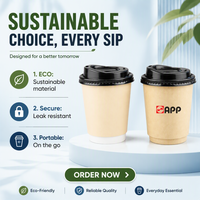 Gobelets en papier personnalisés pour café, jetables, à paroi simple, pour café et jus, avec logo personnalisé et impression offset