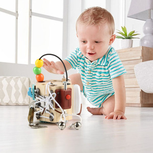 Nouvelle conception de planche d'activités sensorielles Montessori, jouet de voyage pour bébés et tout-petits de <span class=keywords><strong>1</strong></span>, 2 et 3 ans, garçons et filles - Product Image 2