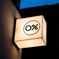 Motif de personnalité personnalisé Enseigne extérieure Boîte à lumière publicitaire Boîte à lumière LED 3D en acrylique