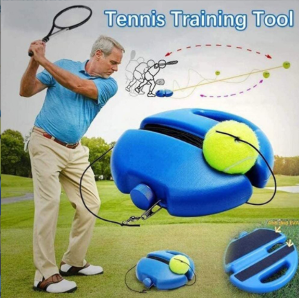 Knight factory Self-taught rebound tennis trainer Single person with base Perfect tennis swing trainer for beginners