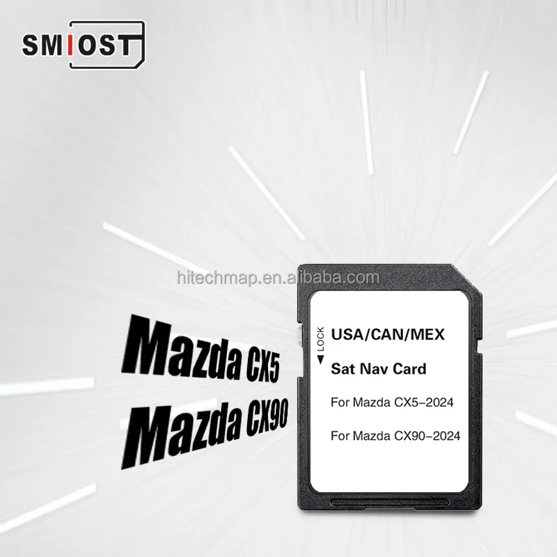 SMIOST Map Sat Nav Navi Cartão SD Mapy para Mazda Micro GPS mapas e navegação CX5 KM V6 16GB EUA América