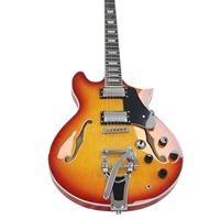 Fast Shipping Top Quality 6-String Jazz Hollow-Body Electric Guitar Custom Electric Guitar Jazz Guitar