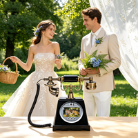 Livre d'or vidéo sans fil vintage HD 1080P 32 Go OEM/ODM en gros, livre d'or vocal pour mariages et fêtes d'anniversaire