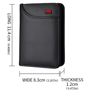 Cartera vertical corta de cuero PU de 3 colores Vintage 2025 para hombre, monedero sencillo y fino para hombre, tarjetero más barato - Product Image 2
