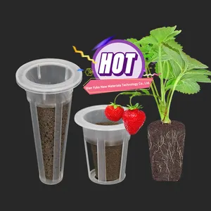 Accesorios del sistema hidropónico del jardín del invernadero Maceta de red hidropónica Grow Sponge Plant Rooting Seed Pod Kit