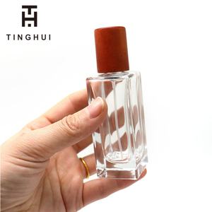 Popular Empty Luxury <b>30ml</b> 35ml 50ml 100ml clear square Thick Bottom Glass <b>Perfume</b> Spray <b>Bottle</b> Parfum <b>Bottle</b> with logo - Product Image 6