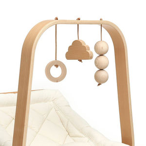 Columpio de madera para bebé, mecedora de gimnasio para niño, cama de <span class=keywords><strong>cuna</strong></span> pequeña para dormir, sofá de equilibrio, silla para bebé - Product Image 5