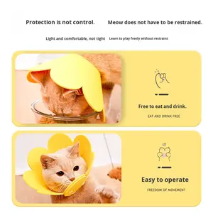 Collier élançolet pour chats et chiens, en <span class=keywords><strong>feutre</strong></span> doux et respirant, anti-morsure, <span class=keywords><strong>lavable</strong></span>, fermeture rapide, pour animaux de compagnie - Product Image 3