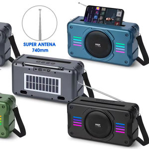 Altavoz BT inalámbrico de 20W con carga de Panel Solar portátil de Supergraves, altavoz activo para fiesta, DJ, altavoz de graves para exteriores, <span class=keywords><strong>Radio</strong></span> <span class=keywords><strong>FM</strong></span>/TF/USB, <span class=keywords><strong>1</strong></span> unidad - Product Image 1
