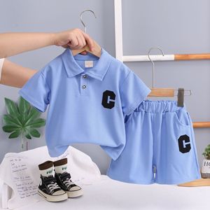 Set di <span class=keywords><strong>Abbigliamento</strong></span> Estivo per Bambini da 0 a 4 Anni, Completo Due Pezzi con Maglietta Girocollo e Pantaloncini in Denim, <span class=keywords><strong>Abbigliamento</strong></span> per Bambini all'Ingrosso - Product Image 4