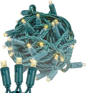 ไฟคริสต์มาส LED ทรงกรวยมุมกว้าง 70 ดวง สีเทอร์ควอยซ์ ขนาด 5 มม. ความยาว 4 นิ้ว สำหรับตกแต่งต้นไม้นอกบ้านในช่วงเทศกาล - Product Image 1