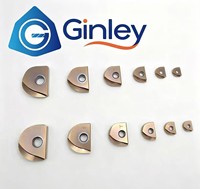 Plaquettes de fraisage CNC en carbure Ginley pour arrondissement des coins LBNM100 LBNM200 LBNM300 LBNM LRNM R0-R20 pour acier et acier inoxydable