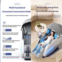 Fauteuil de massage intelligent pour la maison, appui-tête entièrement automatique, multifonctionnel, électrique, zéro gravité, massage corporel complet, musical, à brancher