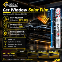 Film solaire pour vitres de voiture, film de protection solaire, film teinté pour fenêtres, isolation thermique, protection UV, film de confidentialité en rouleau