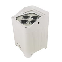 Projecteur PAR LED sans fil professionnel 4x18W 6-en-1 RGBWA+UV avec batterie, Wi-Fi et télécommande