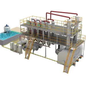 Industrial Distillation System With Waste Diesel Oil