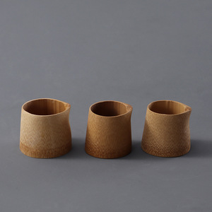 Natural bamboo fair <b>cup</b>, handmade bamboo Kung Fu <b>tea</b> <b>set</b>, <b>tea</b> serving vessel, household <b>tea</b> <b>cup</b>, Japanese sake <b>cup</b>. - Product Image 3