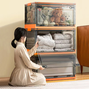 QM 특가 접이식 캠핑 플라스틱 수납함 캠핑용 바퀴 달린 폴딩 정리함 - Product Image 2